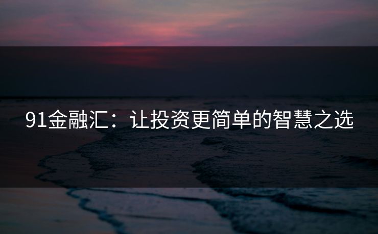 91金融汇：让投资更简单的智慧之选